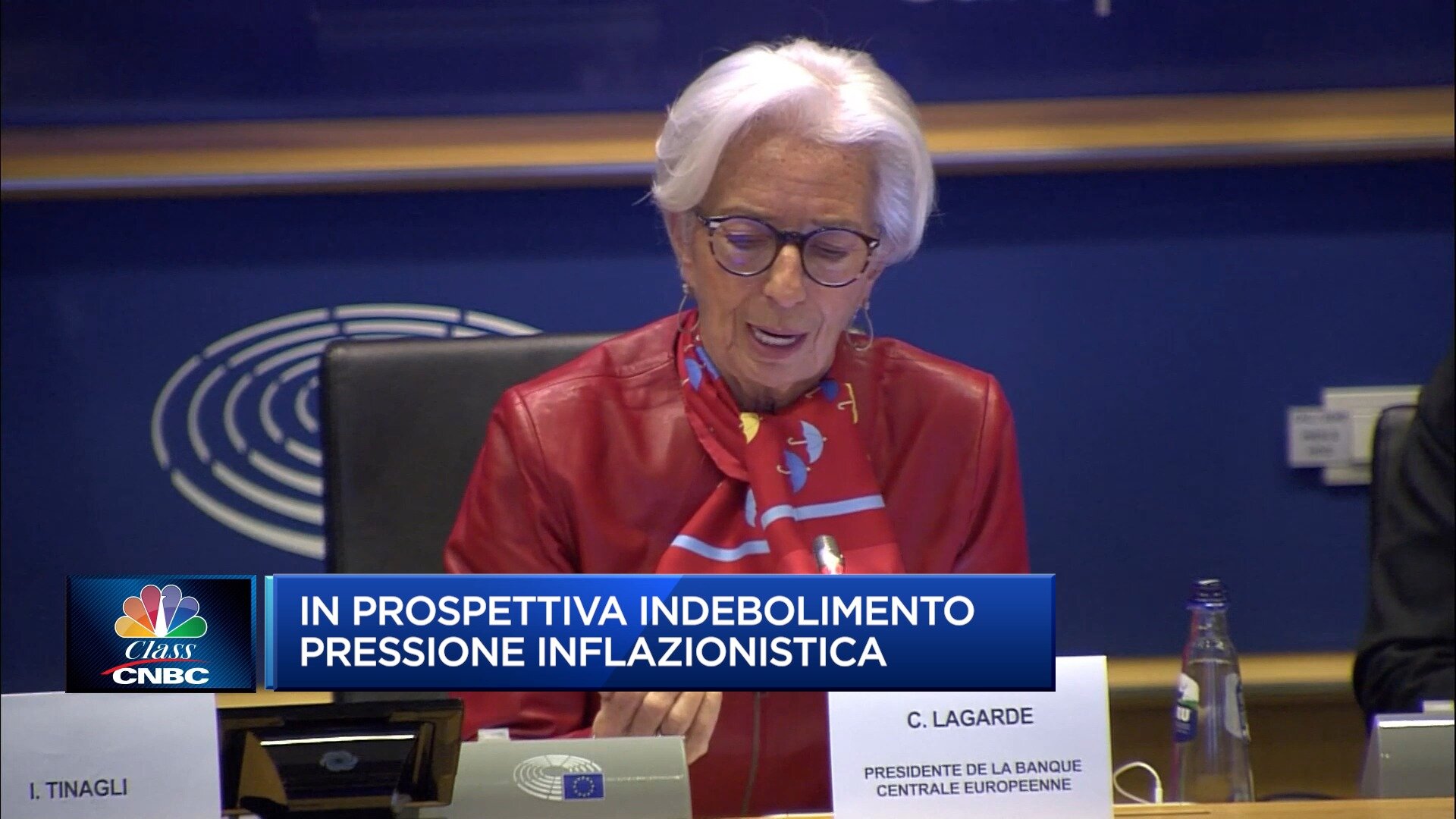 Lagarde inflazione galoppante è finita Class CNBC Video