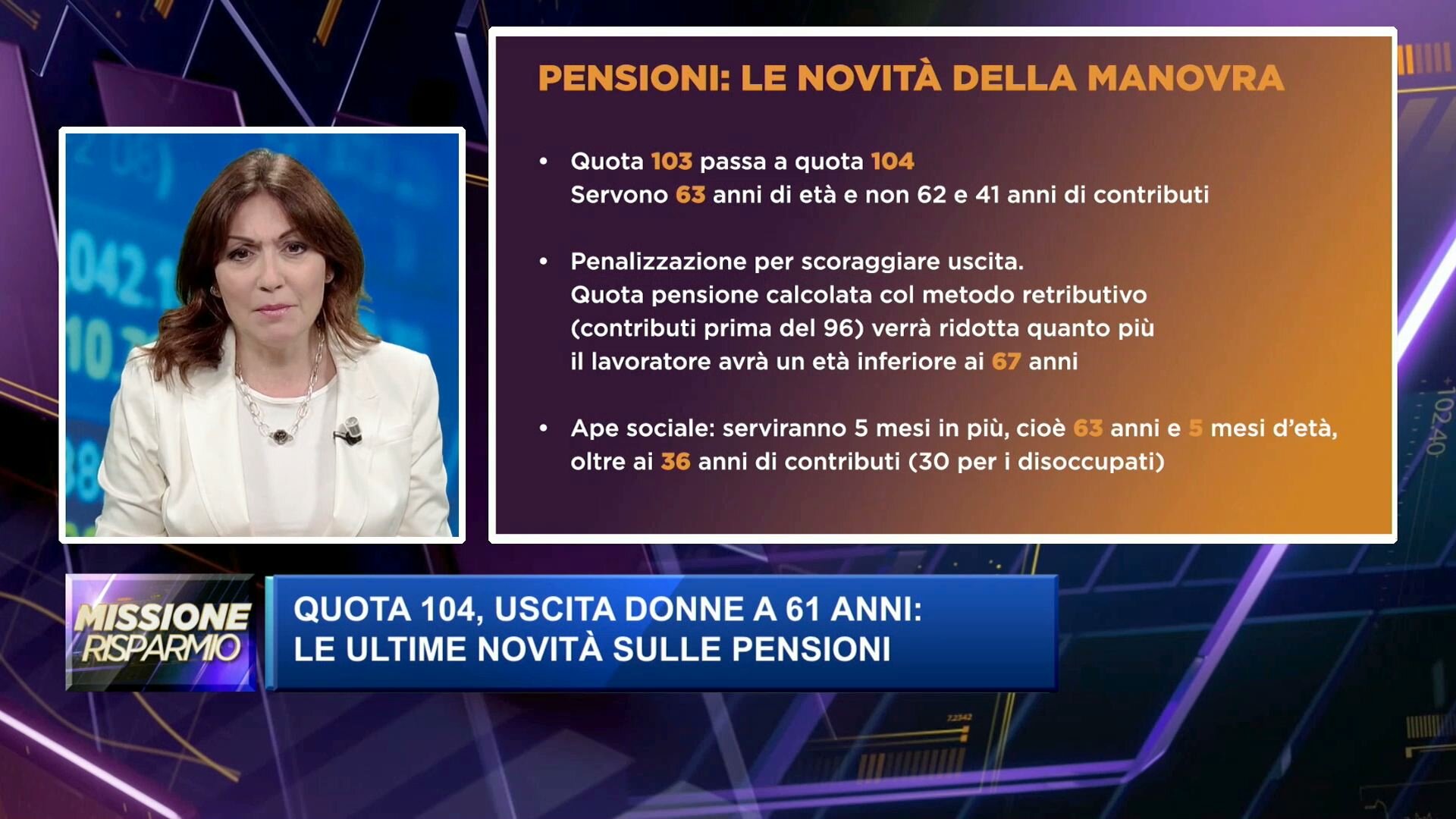 Pensioni, Da Quota 103 A Quota 104: Restano Le Quote, Ma Aumentano Le ...