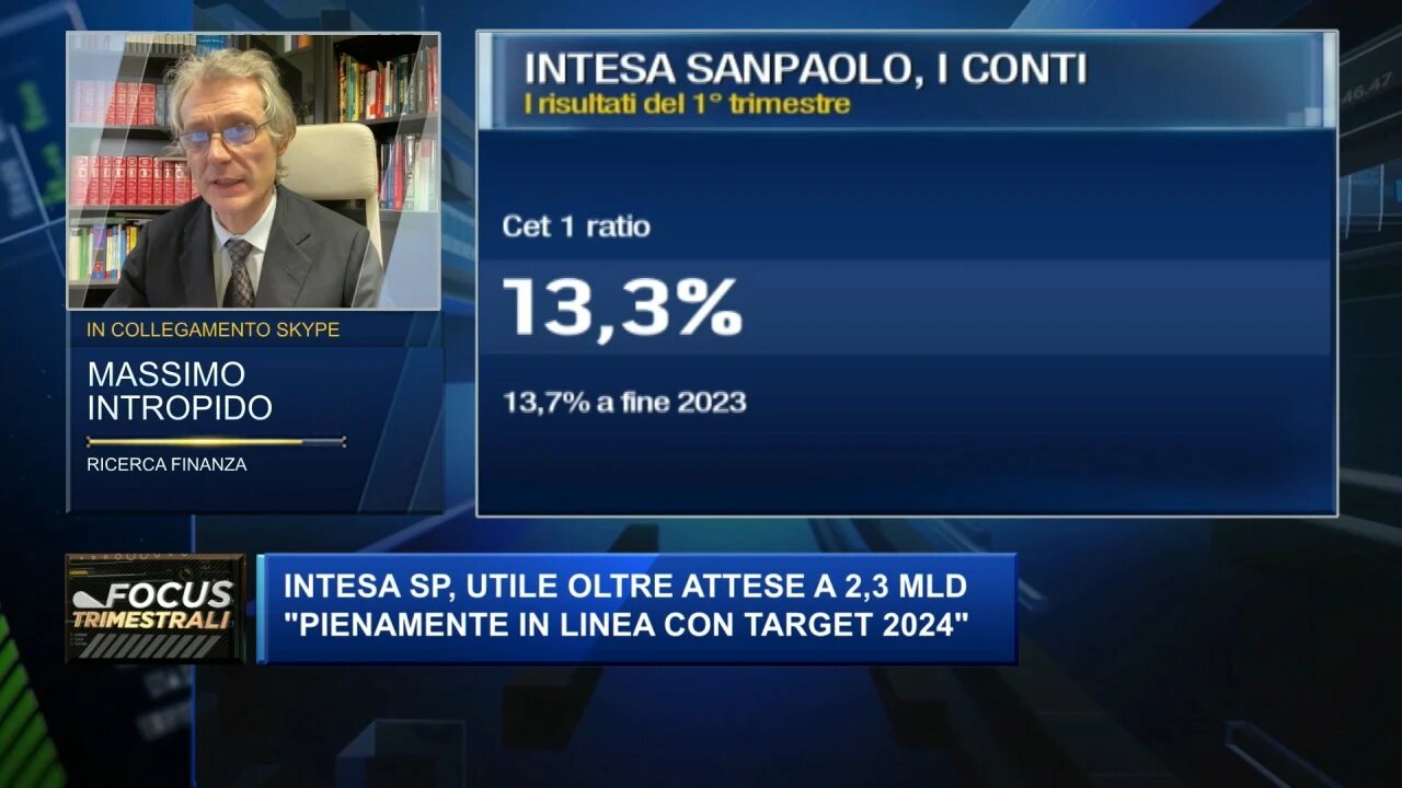 Intesa Sanpaolo, Utile Oltre Le Attese A 2,3 Miliardi. L’AD Messina ...