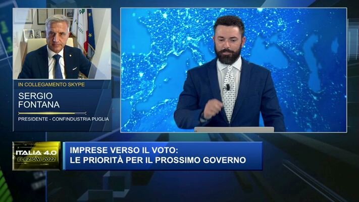 Italia 4.0 elezioni 2022 - Fontana (Conf. Puglia): il territorio ha gas e eolico, giusto sgravi per le nostre bollette